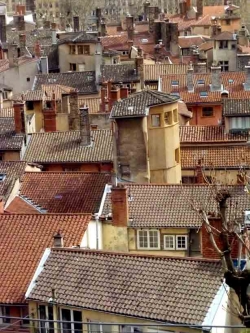 vue sur les toits du Vieux-Lyon